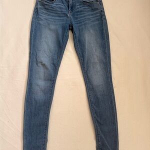 Express Women's Skinny Jeans - Classic Blue